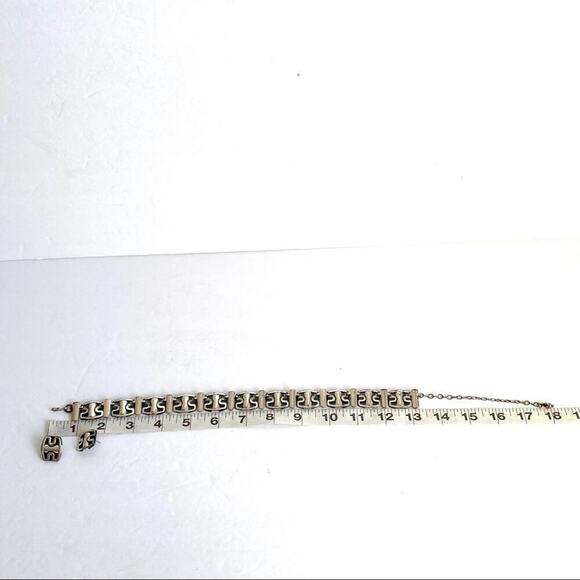 Vintage Mid Century Modernist Necklace & Earrings - Picture 13 of 13